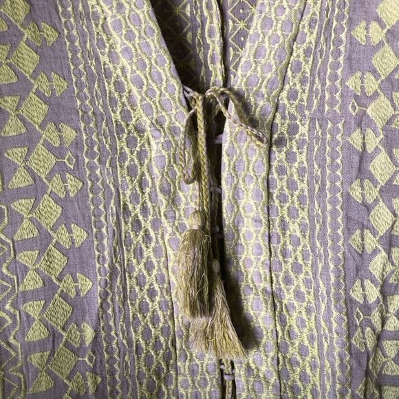 BCBGMAXAZRIA Milana Embroidered Wool Blend Mini Dress - L - Picture 7 of 15